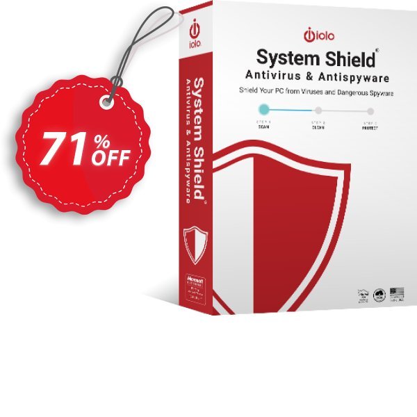 iolo System Shield Coupon, discount AF50SS. Promotion: iolo System shield Massive coupon: 70% off default: AF50SS