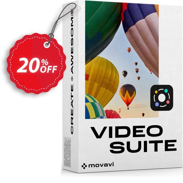 Movavi Bundle: Video Suite + Photo Editor + Effects Coupon, discount Bundle: Video Suite + Photo Editor + Effects Staggering offer code 2024. Promotion: Staggering offer code of Bundle: Video Suite + Photo Editor + Effects 2024