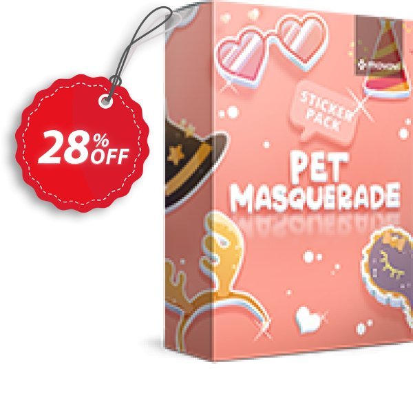 Movavi effect: Pet Masquerade Sticker Pack Coupon, discount Pet Masquerade Sticker Pack Staggering discount code 2025. Promotion: Staggering discount code of Pet Masquerade Sticker Pack 2024