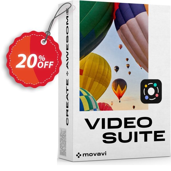 Movavi Bundle: Video Suite + Shapes and Lines Pack Coupon, discount 20% OFF Movavi Bundle: Video Suite + Shapes and Lines Pack, verified. Promotion: Excellent promo code of Movavi Bundle: Video Suite + Shapes and Lines Pack, tested & approved