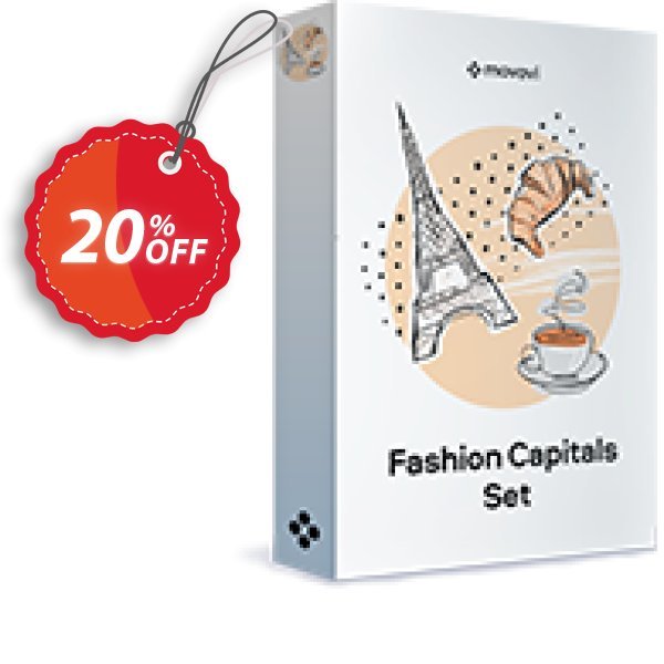 Movavi Effect: Fashion Capitals Set, Commercial  Coupon, discount 20% OFF Movavi Effect: Fashion Capitals Set (Commercial), verified. Promotion: Excellent promo code of Movavi Effect: Fashion Capitals Set (Commercial), tested & approved