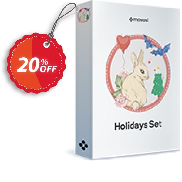 Movavi effect: Holidays Set, Commercial  Coupon, discount 20% OFF Movavi effect: Holidays Set (Commercial), verified. Promotion: Excellent promo code of Movavi effect: Holidays Set (Commercial), tested & approved