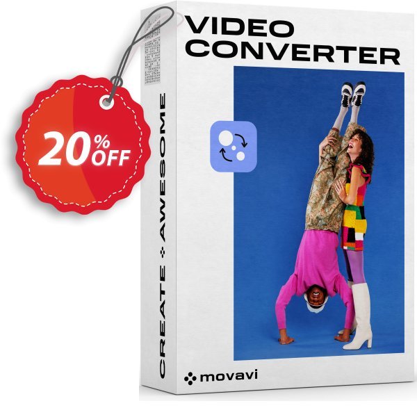 Movavi Video Converter Premium for MAC - Lifetime Business Coupon, discount 20% Affiliate Discount. Promotion: exclusive sales code of Movavi Video Converter Premium for Mac – Business 2024