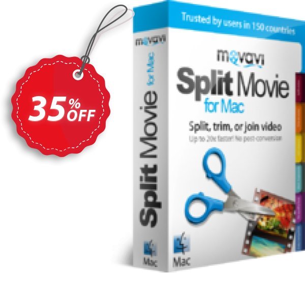 Movavi Split Movie for MAC - 3 Plans Coupon, discount Movavi Split Movie for Mac – 3 Licenses exclusive discounts code 2024. Promotion: exclusive discounts code of Movavi Split Movie for Mac – 3 Licenses 2024