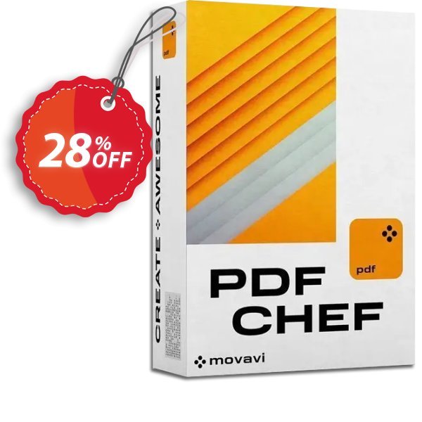 PDFChef by Movavi, Monthly Subcription Coupon, discount Movavi PDF Editor – Monthly Subcription staggering deals code 2025. Promotion: staggering deals code of Movavi PDF Editor – Monthly Subcription 2024