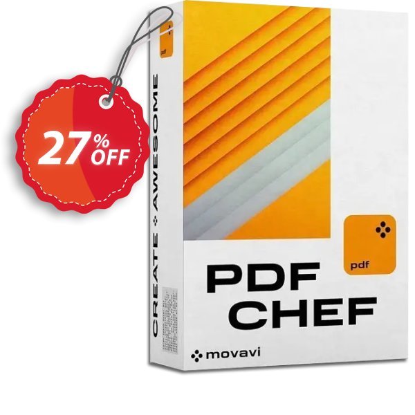 PDFChef by Movavi, Yearly  Coupon, discount Movavi PDF Editor – Annual Subscription stirring discount code 2024. Promotion: stirring discount code of Movavi PDF Editor – Annual Subscription 2024