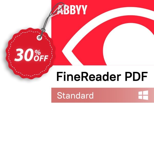 ABBYY FineReader PDF 16 Standard Coupon, discount 30% OFF ABBYY FineReader PDF 16 Standard, verified. Promotion: Marvelous discounts code of ABBYY FineReader PDF 16 Standard, tested & approved