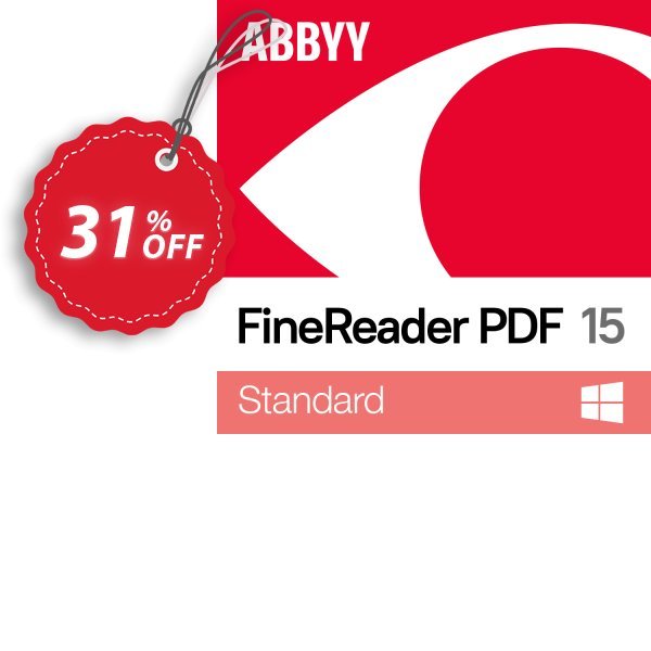 ABBYY FineReader PDF 16 Standard Monthly subscription Coupon, discount 30% OFF ABBYY FineReader PDF 16 Standard Monthly subscription, verified. Promotion: Marvelous discounts code of ABBYY FineReader PDF 16 Standard Monthly subscription, tested & approved