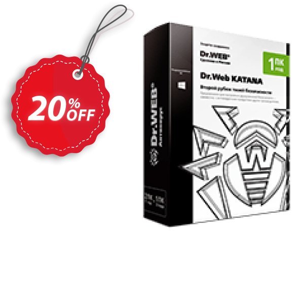 Dr.Web KATANA, 2 Year Plan  Coupon, discount 20% OFF Dr.Web KATANA, verified. Promotion: Wondrous promotions code of Dr.Web KATANA, tested & approved