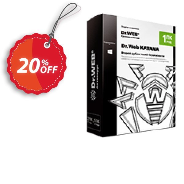 Dr.Web KATANA, 3 Years Plan  Coupon, discount 20% OFF Dr.Web KATANA, verified. Promotion: Wondrous promotions code of Dr.Web KATANA, tested & approved