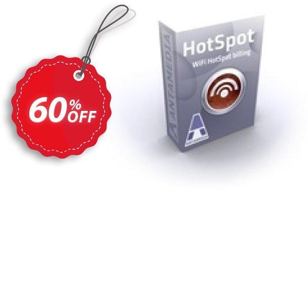 Antamedia HotSpot Software - Standard Edition Coupon, discount Black Friday - Cyber Monday. Promotion: best deals code of HotSpot Software - Standard Edition 2024