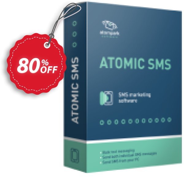 Atomic SMS Sender, 100 credits pack  Coupon, discount Atomic SMS Sender (100 credits pack) awful promo code 2024. Promotion: awful promo code of Atomic SMS Sender (100 credits pack) 2024