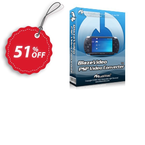BlazeVideo PSP Video Converter Coupon, discount Save 50% Off. Promotion: wonderful promo code of BlazeVideo PSP Video Converter 2024