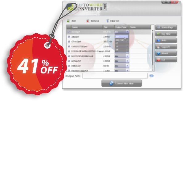 PDF to Word Converter Software Coupon, discount PDF to Word Converter Software best promotions code 2024. Promotion: best promotions code of PDF to Word Converter Software 2024
