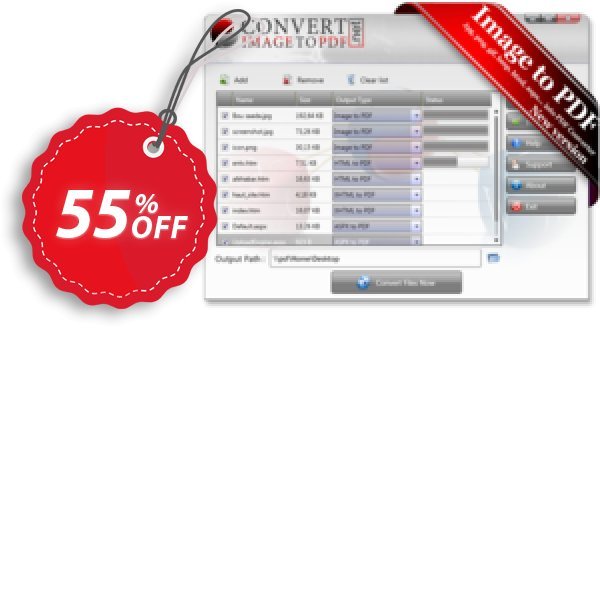 Convert Image to PDF Desktop Software Coupon, discount Convert Image to PDF Desktop Software Imposing promotions code 2024. Promotion: impressive deals code of Convert Image to PDF Desktop Software 2024