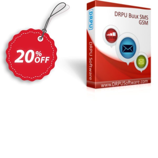 DRPU Bulk SMS Software for GSM Mobile Phones Coupon, discount Wide-site discount 2024 DRPU Bulk SMS Software for GSM Mobile Phones. Promotion: formidable sales code of DRPU Bulk SMS Software for GSM Mobile Phones 2024