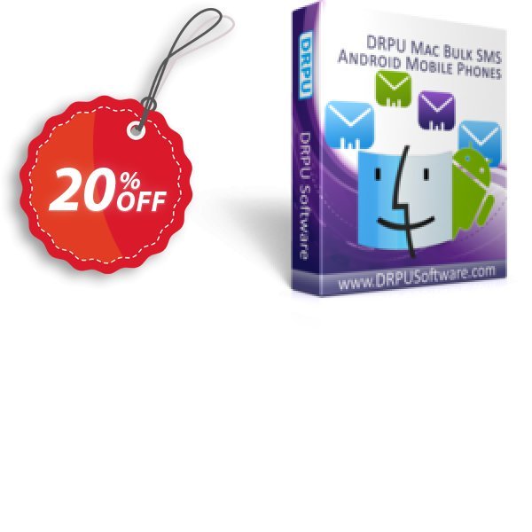 DRPU MAC Bulk SMS Software for Android Phones Coupon, discount Wide-site discount 2024 DRPU MAC Bulk SMS Software for Android Phones. Promotion: amazing offer code of DRPU MAC Bulk SMS Software for Android Phones 2024