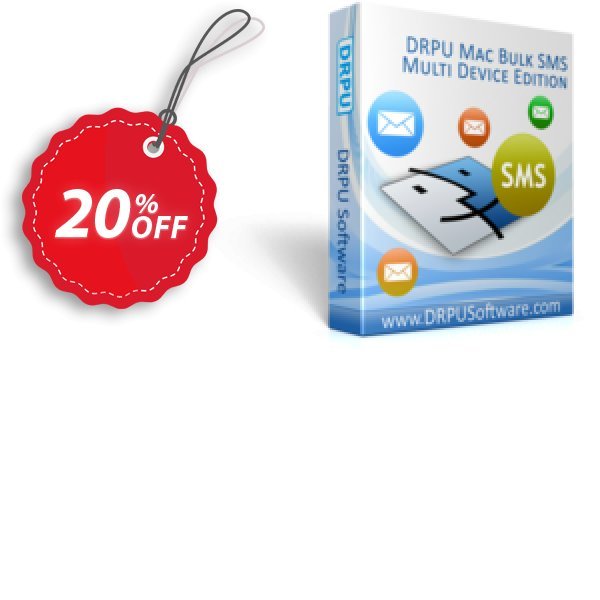 DRPU MAC Bulk SMS Software - Multi Device Edition Coupon, discount Wide-site discount 2024 DRPU Mac Bulk SMS Software - Multi Device Edition. Promotion: excellent promotions code of DRPU Mac Bulk SMS Software - Multi Device Edition 2024