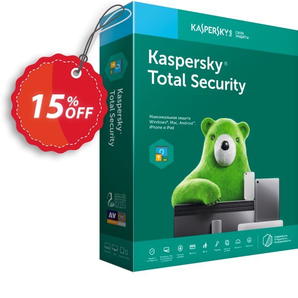 Kaspersky Total Security Coupon, discount Kaspersky Total Security imposing offer code 2024. Promotion: imposing offer code of Kaspersky Total Security 2024