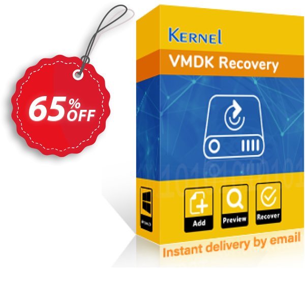 Kernel VMDK Recovery Coupon, discount 65% OFF Kernel VMDK Recovery, verified. Promotion: Staggering deals code of Kernel VMDK Recovery, tested & approved