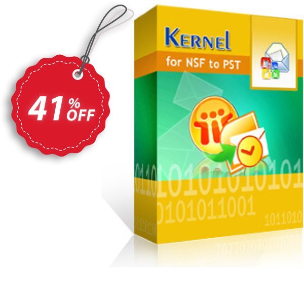 Kernel for Lotus Notes to Outlook, 250 NSF Files  Coupon, discount 30% OFF Kernel for Lotus Notes to Outlook (250 NSF Files), verified. Promotion: Staggering deals code of Kernel for Lotus Notes to Outlook (250 NSF Files), tested & approved