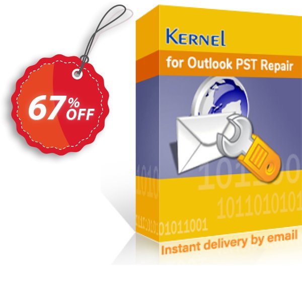 Kernel for Outlook PST Recovery Coupon, discount Kernel for Outlook PST Recovery - Home License excellent discounts code 2024. Promotion: excellent discounts code of Kernel for Outlook PST Recovery - Home License 2024