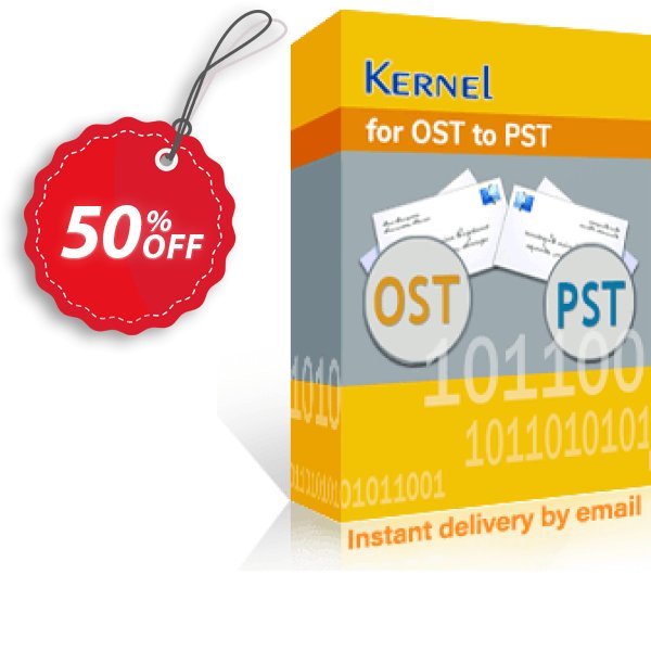 Kernel for OST to PST, Corporate Plan Coupon, discount Kernel for OST to PST Conversion - Corporate License awful deals code 2025. Promotion: awful deals code of Kernel for OST to PST Conversion - Corporate License 2024