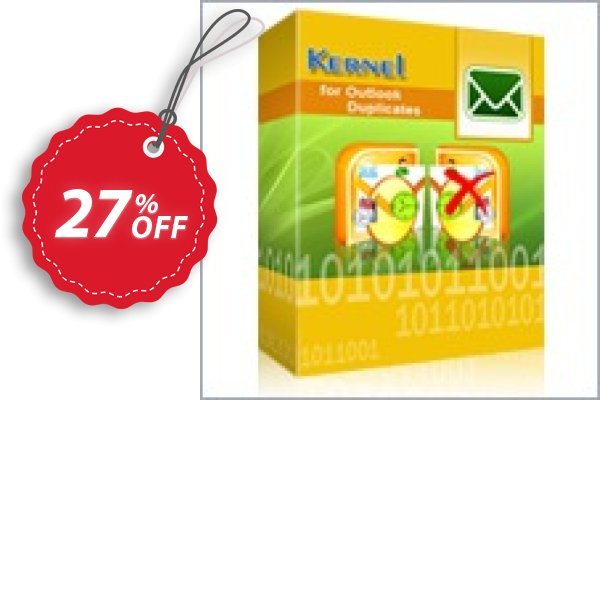 Kernel for Outlook Duplicates - Single User Plan Coupon, discount Kernel for Outlook Duplicates - Single User License big discount code 2024. Promotion: big discount code of Kernel for Outlook Duplicates - Single User License 2024