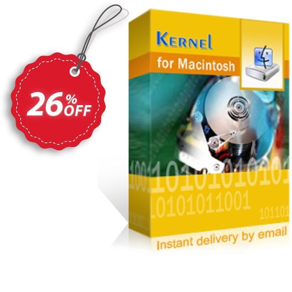 Kernel for MAC Data Recovery Coupon, discount Kernel Recovery for Macintosh - Home License wonderful discounts code 2024. Promotion: wonderful discounts code of Kernel Recovery for Macintosh - Home License 2024