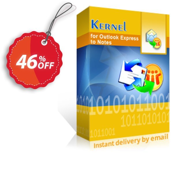 Kernel for Outlook Express to Notes Coupon, discount Kernel for Outlook Express to Notes - Home License stunning offer code 2025. Promotion: stunning offer code of Kernel for Outlook Express to Notes - Home License 2024