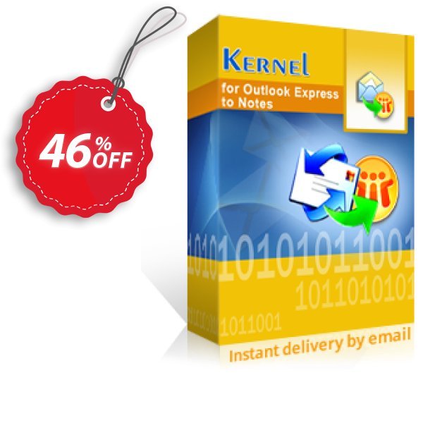Kernel for Outlook Express to Notes - Corporate Plan Coupon, discount Kernel for Outlook Express to Notes - Corporate License staggering discount code 2025. Promotion: staggering discount code of Kernel for Outlook Express to Notes - Corporate License 2024