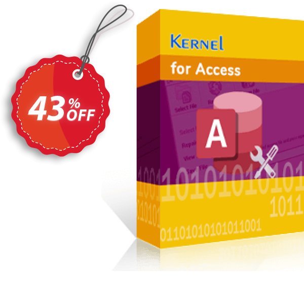 Kernel for Access Recovery Coupon, discount Kernel Recovery for Access - Home License marvelous discounts code 2024. Promotion: marvelous discounts code of Kernel Recovery for Access - Home License 2024