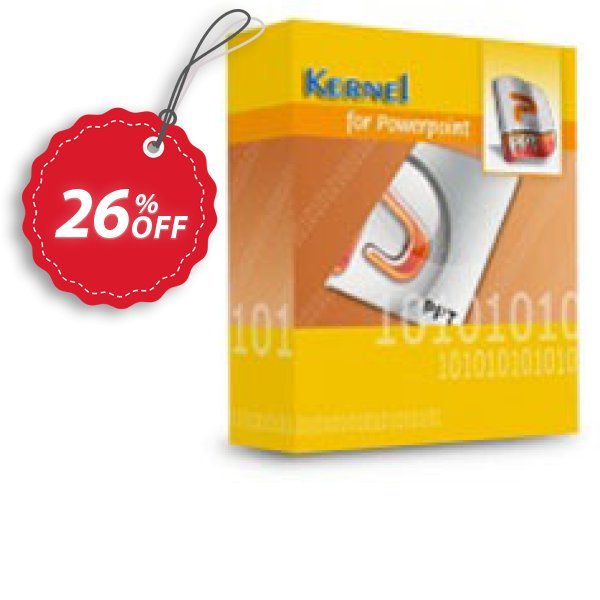 Kernel for PowerPoint Coupon, discount Kernel Recovery for PowerPoint - Home License exclusive deals code 2024. Promotion: exclusive deals code of Kernel Recovery for PowerPoint - Home License 2024