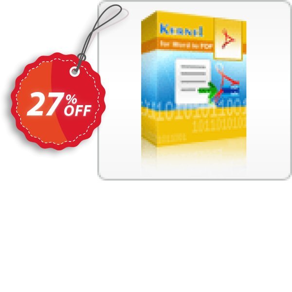 Kernel for Word to PDF Coupon, discount Kernel for Word to PDF - Single User License amazing deals code 2024. Promotion: amazing deals code of Kernel for Word to PDF - Single User License 2024