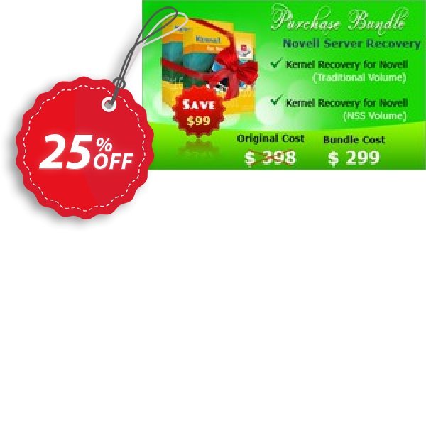 Novell Server Recovery - Corporate Plan Coupon, discount Novell Server Recovery - Corporate License exclusive discount code 2025. Promotion: exclusive discount code of Novell Server Recovery - Corporate License 2024