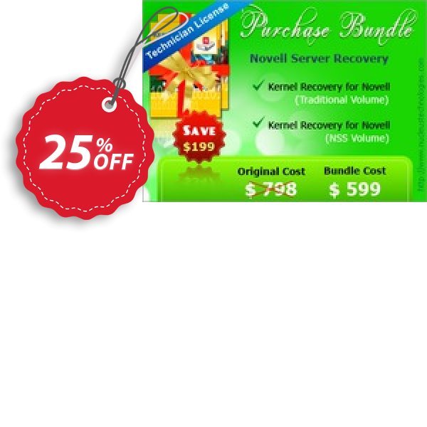 Novell Server Recovery - Technician Plan Coupon, discount Novell Server Recovery - Technician License special sales code 2025. Promotion: special sales code of Novell Server Recovery - Technician License 2024