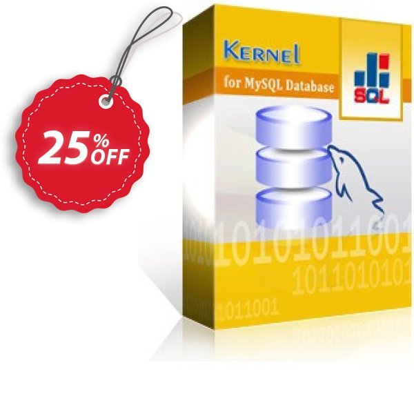 Kernel for MySQL Database Coupon, discount Kernel for MySQL Database big promo code 2025. Promotion: big promo code of Kernel for MySQL Database 2024