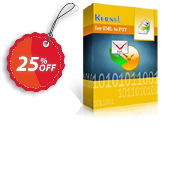 Kernel for EML to PST Conversion - Home User Coupon, discount Kernel for EML to PST Conversion - Home User big discount code 2025. Promotion: big discount code of Kernel for EML to PST Conversion - Home User 2024