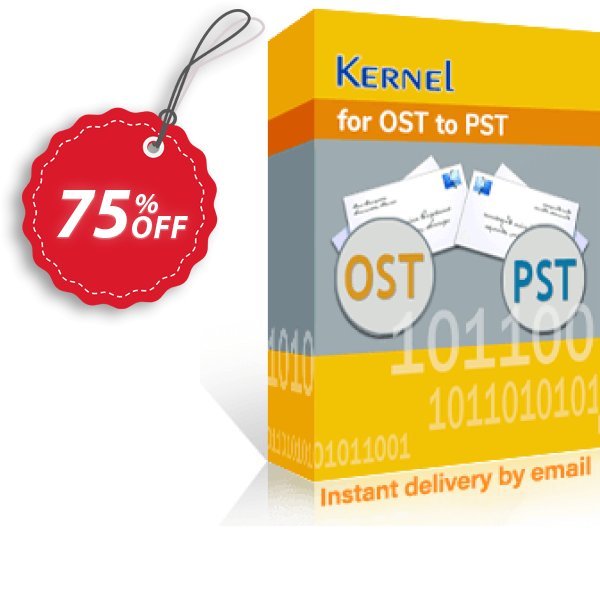 Kernel for OST to PST, Home Plan  Coupon, discount Kernel for OST to PST - Home User License staggering promotions code 2024. Promotion: staggering promotions code of Kernel for OST to PST - Home User License 2024