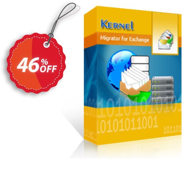 Kernel Migrator for Exchange, 250 Mailboxes Coupon, discount Kernel Migrator for Exchange ( 101 - 250 Mailboxes ) Staggering offer code 2025. Promotion: Staggering offer code of Kernel Migrator for Exchange ( 101 - 250 Mailboxes ) 2024