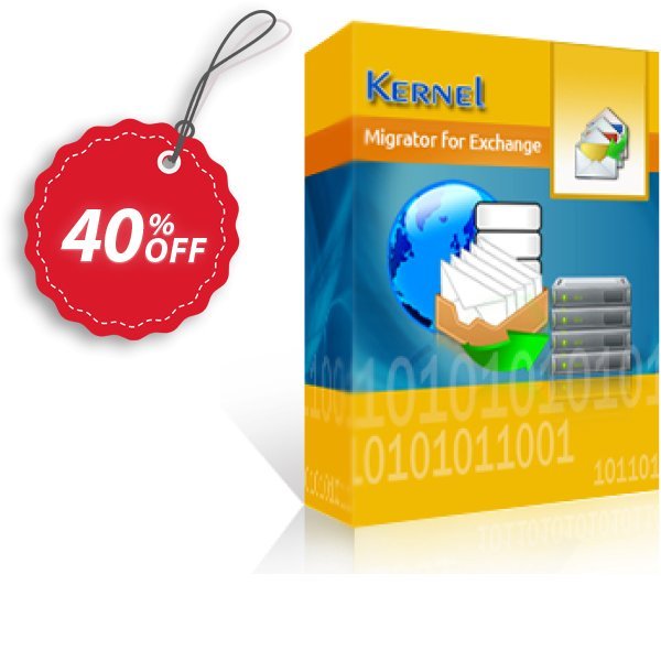 Kernel Migrator for Exchange Express, 500 Mailboxes Coupon, discount Kernel Migrator for Exchange - Express Edition (251 - 500 Mailboxes) Super discount code 2025. Promotion: Super discount code of Kernel Migrator for Exchange - Express Edition (251 - 500 Mailboxes) 2024