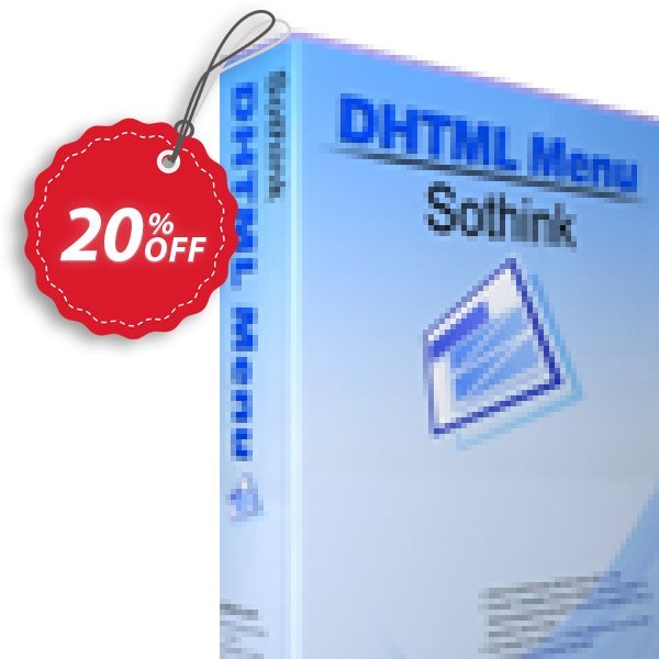 Sothink DHTML Menu Coupon, discount Sothink DHTML Menu excellent offer code 2024. Promotion: excellent offer code of Sothink DHTML Menu 2024