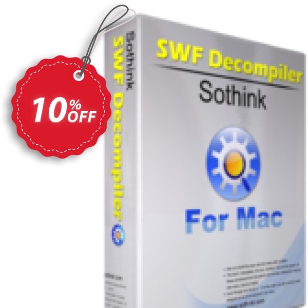 Sothink SWF Decompiler for MAC Coupon, discount Sothink SWF Decompiler for Mac amazing sales code 2024. Promotion: amazing sales code of Sothink SWF Decompiler for Mac 2024