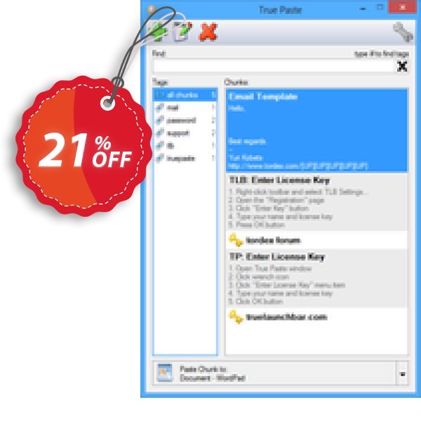 True Paste Coupon, discount True Paste Wondrous offer code 2025. Promotion: wondrous offer code of True Paste 2024