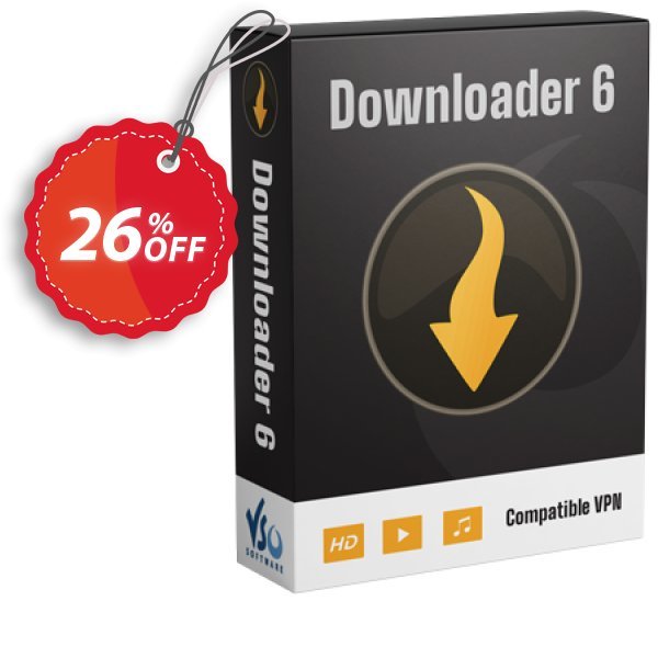 VSO Downloader 6 Coupon, discount VSO Downloader Ultimate amazing promo code 2024. Promotion: amazing promo code of VSO Downloader Ultimate 2024