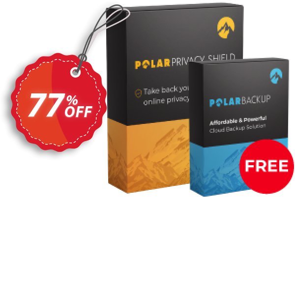 PolarPrivacy Shield + PolarBackup Coupon, discount 50% OFF PolarPrivacy Shield + PolarBackup, verified. Promotion: Fearsome deals code of PolarPrivacy Shield + PolarBackup, tested & approved