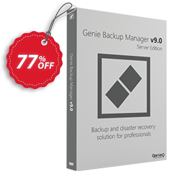 Genie Backup Manager Server Full Coupon, discount Genie Backup Manager Server Full 9 Staggering promotions code 2024. Promotion: big discounts code of Genie Backup Manager Server Full 9 2024