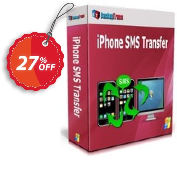Backuptrans iPhone SMS Transfer, Family Edition  Coupon, discount Backuptrans iPhone SMS Transfer (Family Edition) awesome sales code 2024. Promotion: exclusive promotions code of Backuptrans iPhone SMS Transfer (Family Edition) 2024