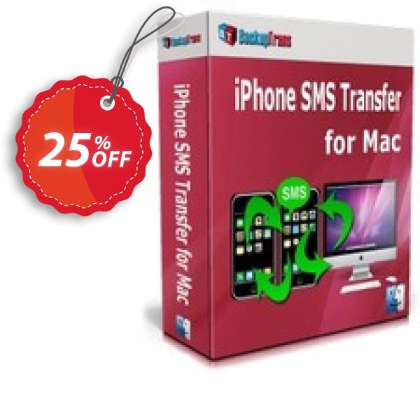 Backuptrans iPhone SMS Transfer for MAC Coupon, discount Backuptrans iPhone SMS Transfer for Mac (Personal Edition) formidable discount code 2025. Promotion: impressive offer code of Backuptrans iPhone SMS Transfer for Mac (Personal Edition) 2024
