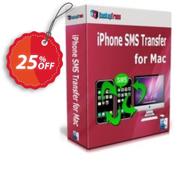 Backuptrans iPhone SMS Transfer for MAC, Business Edition  Coupon, discount Backuptrans iPhone SMS Transfer for Mac (Business Edition) fearsome promo code 2024. Promotion: formidable discount code of Backuptrans iPhone SMS Transfer for Mac (Business Edition) 2024